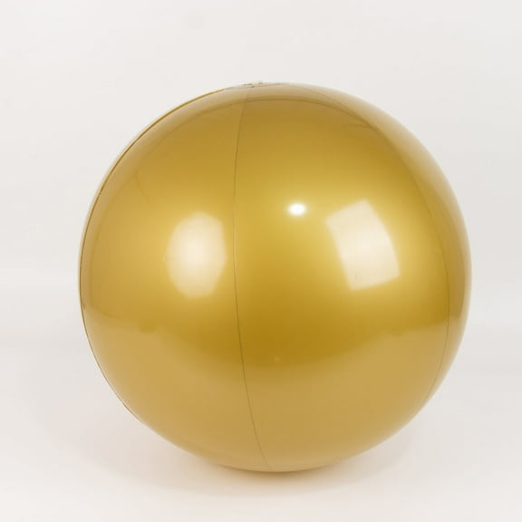 Balsa Circle 2 Gold 20" Round Vinyl Inflatable Beach Balls Party Event Catering Home Dining Backyard Patio Receptions