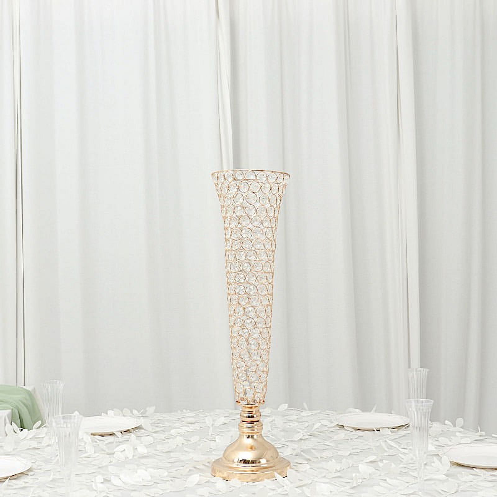 Crystal beaded vase clearance