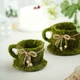 thumbnail image 1 of BalsaCircle 2 Green Natural Moss Teacups Planter Boxes Ribbons Centerpieces Wedding Party, 1 of 6