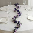 thumbnail image 1 of BalsaCircle 2 Lavender Purple Artificial 8 feet Silk Roses Mini Artificial Flowers Vine Garlands Wedding Party Centerpieces, 1 of 8