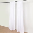 thumbnail image 1 of BalsaCircle 2 Panels White 8 feet Polyester Drapery Backdrop Curtains Rod Pockets Party Events Decorations Supplies, 1 of 8