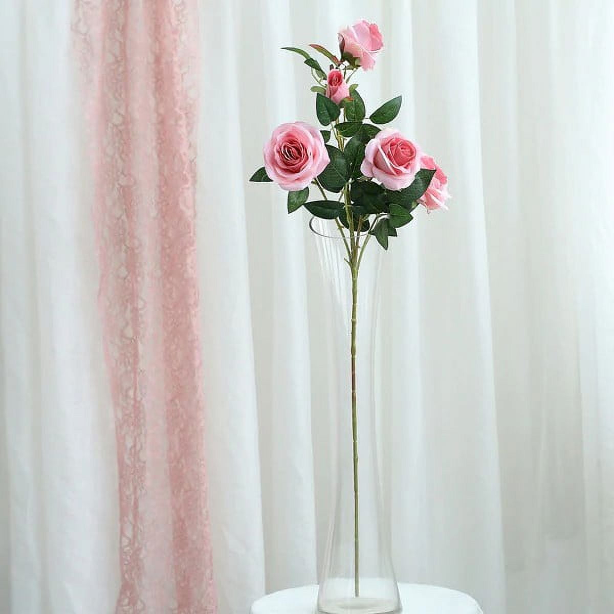 Bulk Exclusive Rose Stems Silk Flowers Arrangement Artificial Floral f —  Artificialmerch