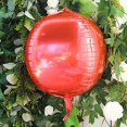 thumbnail image 1 of BalsaCircle 2 Red 4D Round 14" Mylar Foil Plain Balloons Wedding Birthday Decorations, 1 of 4