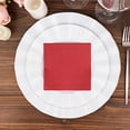thumbnail image 1 of BalsaCircle 20 Burgundy Square 10x10" Disposable Airlaid Paper Cocktail Napkins Party Events Decorations Supplies, 1 of 8