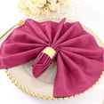thumbnail image 1 of BalsaCircle 20 Pieces 20" Fuchsia Polyester Napkins Wedding Kitchen, 1 of 8