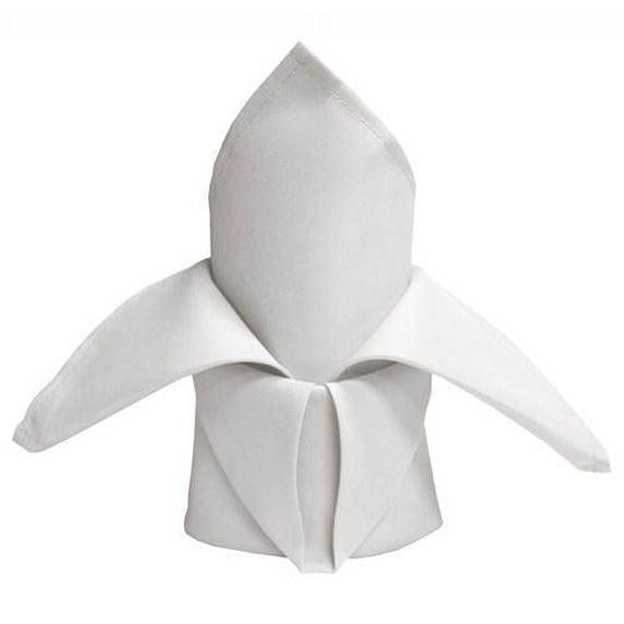 Balsa Circle 20 Pieces 20" White Premium Polyester Napkins Wedding Kitchen