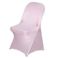 thumbnail image 1 of BalsaCircle 20 Pink Spandex Stretchable Folding Solid Chair Covers Slipcovers Wedding decorations, 1 of 5