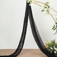 thumbnail image 1 of BalsaCircle 20 feet Black Cotton Cheesecloth Fabric Backdrop Drape Curtain Panel Party Events Decorations Supplies, 1 of 8