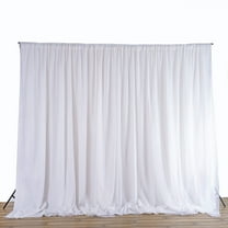 Balsa Circle 20 feet x 10 feet Fabric Backdrop Curtain White