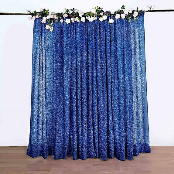 BalsaCircle 20 feet x 10 feet Metallic Spandex Backdrop Curtain Party Photobooth Photo Studio Backgrounds