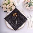 thumbnail image 1 of Balsa Circle 20x20 in Black Sequined Geometric Design Tulle Net Fabric Table Napkin Party Events Decorations Supplies, 1 of 8