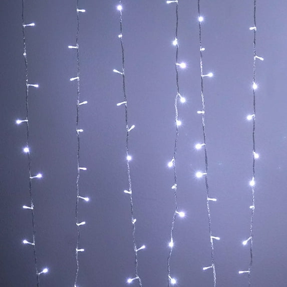 BalsaCircle 22 feet 100 LED Lights Garlands BACKDROPS WEDDING DECORATIONS White