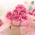thumbnail image 1 of BalsaCircle 24 Dusty Rose Scented Rose Soap Party Favors Gift Boxes Ribbons Wedding Events Home, 1 of 7