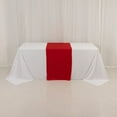 thumbnail image 1 of Balsa Circle 24x72 in Red Premium Scuba Polyester Wide Table Runner Event Decorations, 1 of 8