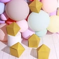 thumbnail image 1 of BalsaCircle 25 Gold Glittered 3" Geometric Party Favor Gift Boxes Wedding Party Decorations, 1 of 8