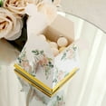 BalsaCircle 25 Gold Mini Teapot 4" Party Favor Boxes with Floral Print ...