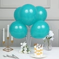 thumbnail image 1 of BalsaCircle 25 Peacock Teal Matte Round 12" Latex Helium Plain Balloons Wedding Events, 1 of 8