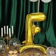 thumbnail image 1 of BalsaCircle 27" Gold Letter F Mylar Foil Plain Standing Balloons Birthday Party Decorations, 1 of 8
