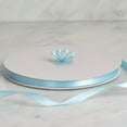thumbnail image 1 of Balsa Circle 3/8" x 100 yards Light Blue Single Side Satin Ribbon Wedding Party Favors Crafts, 1 of 4