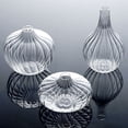 thumbnail image 1 of Balsa Circle 3 Clear 4" Round Glass Vases Home Decor Style, 1 of 8