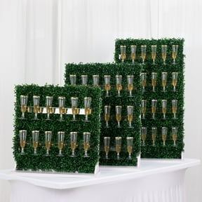 Balsa Circle 3 Green Boxwood Champagne Display Stand Party Events Decorations Supplies