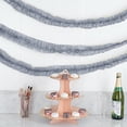thumbnail image 1 of BalsaCircle 3" x 28 feet Silver Extra Ruffled Tissue Paper Garlands Wedding Party Hanging Decorations, 1 of 8
