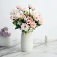 thumbnail image 1 of Balsa Circle 4 Blush Bushes 12" Artificial Flowers Silk Roses Bouquets Wedding Party Events Decorations Supplies, 1 of 8