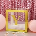 thumbnail image 1 of BalsaCircle 4 Gold 5" Letter Y Cardstock Stickers Backdrop Wall Party Decorations, 1 of 8