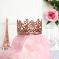 thumbnail image 1 of BalsaCircle 4" Rose Gold Metal Crown Cake Topper Princess Birthday Party Decorations, 1 of 6