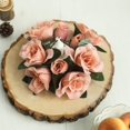 thumbnail image 1 of BalsaCircle 4 Silk Roses Flowers Candle Rings DIY Party Artificial Bouquets Arrangements, 1 of 7