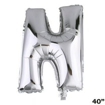 BalsaCircle 40" Silver Mylar Foil Plain Balloon Wedding Event Graduation Party