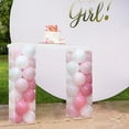 thumbnail image 1 of BalsaCircle 46x12 in Clear Plexiglass Connector Plate for Rectangular Pedestal Stands Party Decorations, 1 of 8