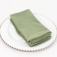 thumbnail image 1 of Balsa Circle 5 Dusty Green Premium 20x20 in Scuba Polyester Dinner Table Cloth Napkins Party Events Decorations Supplies, 1 of 7