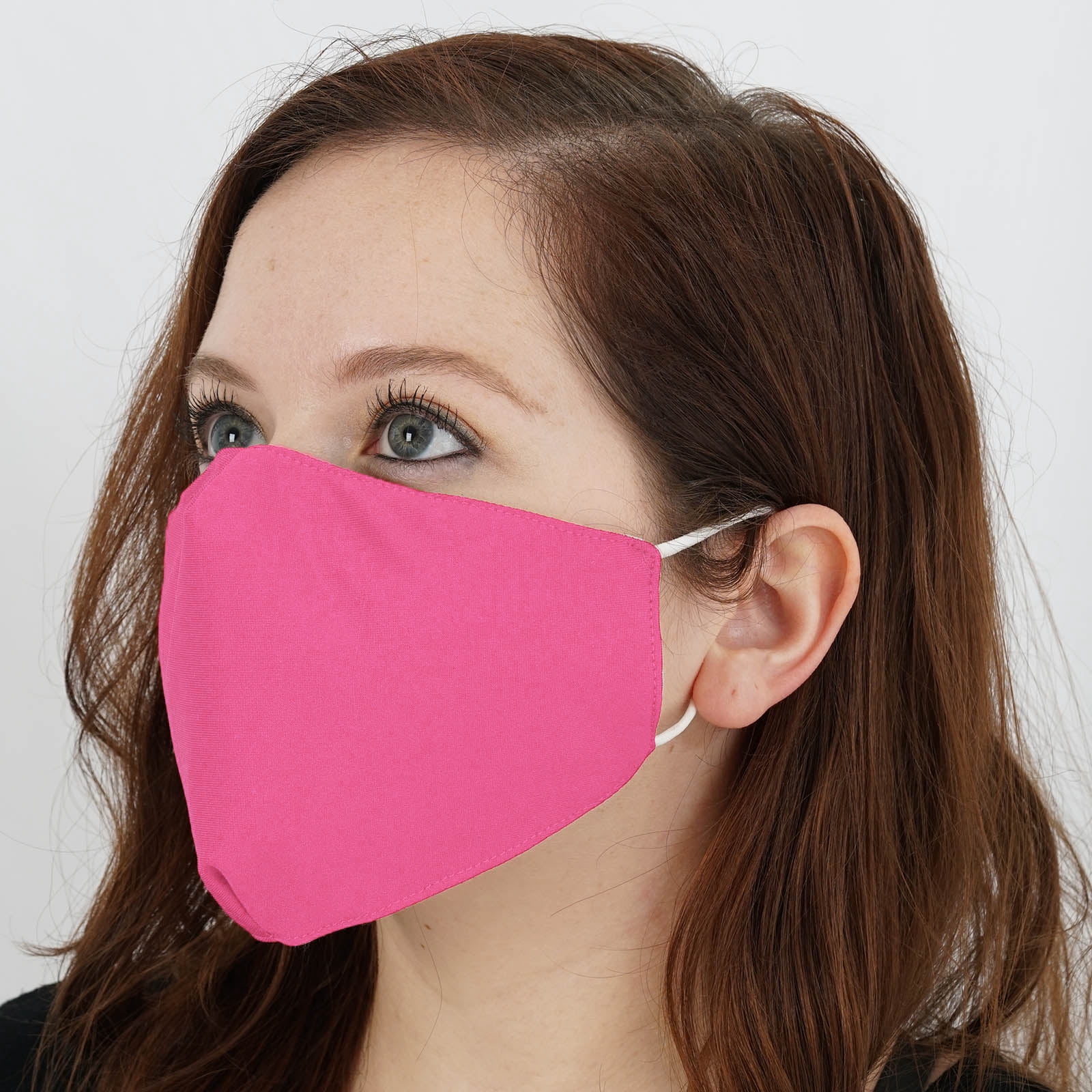 Balsa Face BalsaCircle 5 Fuchsia Breathable Earloop Cotton Face Masks 2 Layers ...