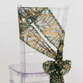 thumbnail image 1 of BalsaCircle 5 Hunter Green Gold Wave Mesh Chair Sashes Embroidered Sequins Wedding Party Events Reception Decorations Supplies, 1 of 8