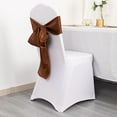 thumbnail image 1 of BalsaCircle 5 New Satin Chair Sashes Bows Ties Cinnamon Brown, 1 of 8
