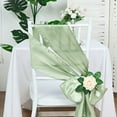 thumbnail image 1 of BalsaCircle 5 New Satin Chair Sashes Bows Ties Sage Green, 1 of 8