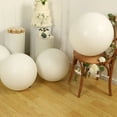 thumbnail image 1 of BalsaCircle 5 Off White 36 in Round Latex Biodegradable Balloons Wedding Reception Events Graduation Birthday Party Decorations Supplies, 1 of 8