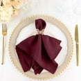 thumbnail image 1 of Balsa Circle 5 Pieces 17" Polyester Fabric Napkins Burgundy, 1 of 8