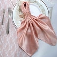 thumbnail image 1 of Balsa Circle 5 Pieces 20" Dusty Rose Satin Napkins Wedding Party, 1 of 8
