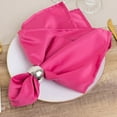 thumbnail image 1 of Balsa Circle 5 Pieces 20" Fuchsia Lamour Satin Napkins Wedding Party, 1 of 6