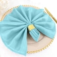 thumbnail image 1 of Balsa Circle 5 Pieces 20" Premium Polyester Fabric Napkins Blue, 1 of 8