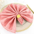 thumbnail image 1 of BalsaCircle 5 Pieces 20" Polyester Fabric Napkins Rose Quartz Pink, 1 of 8