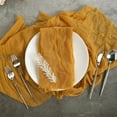 thumbnail image 1 of Balsa Circle 5 Pieces Mustard Yellow 21" Cheesecloth Gauze Cotton Napkins, 1 of 8