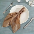 thumbnail image 1 of BalsaCircle 5 Pieces Natural 20" Premium Polyester Napkins Faux Burlap, 1 of 7