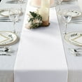thumbnail image 1 of BalsaCircle 5 Pieces White 12" x 108" Polyester Table Top Runners Wedding Party Linens, 1 of 8