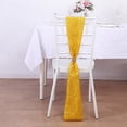 thumbnail image 1 of BalsaCircle 5 Gold Polyester Metallic Fringe Chair Sashes Wedding Party Events Reception Home Decorations Supplies, 1 of 8