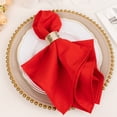 thumbnail image 1 of Balsa Circle 5 Commercial Grade Red Polyester 20x20" Dinner Table Cloth Napkins Party Events Reception Decorations Supplies, 1 of 8