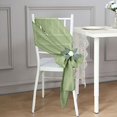 thumbnail image 1 of BalsaCircle 5 Sage Green 6x108" Faux Burlap Chair Sashes Wedding Party Linens Dinner Decorations, 1 of 8