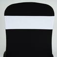 thumbnail image 1 of BalsaCircle 5 Spandex Chair Sashes Wedding Decorations White, 1 of 5